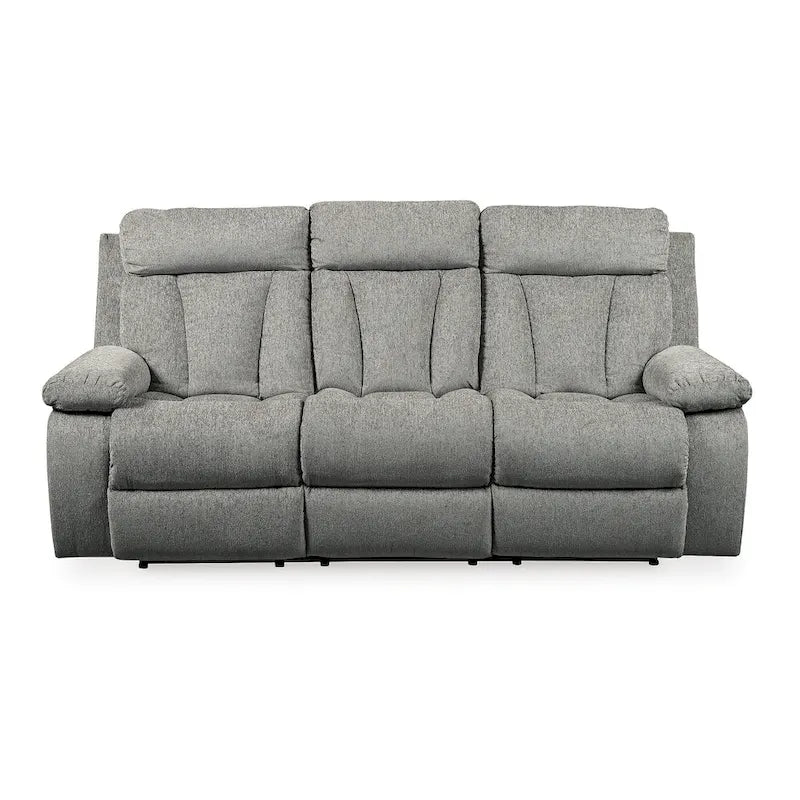 Grey 3-Piece Upholstered Furniture Set — Width 87 x Depth 40 x Height 42