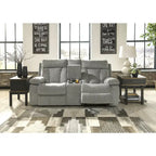 Grey 3-Piece Upholstered Furniture Set — Width 87 x Depth 40 x Height 42