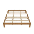 Queen Size Wood Platform Bed with Slat Support