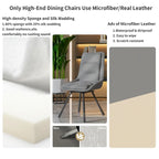 Dining Chairs Set of 2 Mid Century Modern Dining Room Chairs Armless Minimalist Single Chair with Swivel