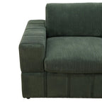 Oversized 7 - Piece 130 Wide Reversible Modular Corner Sectional Sofa Couch with Ottoman