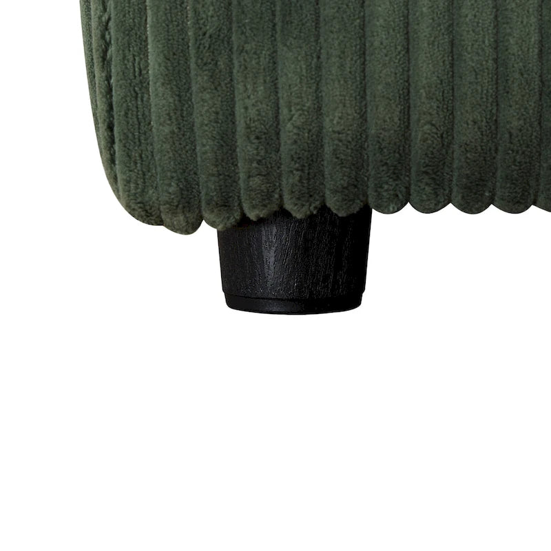 Oversized 7 - Piece 130 Wide Reversible Modular Corner Sectional Sofa Couch with Ottoman