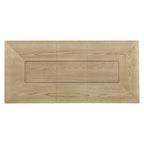 5 Piece Extendable Dining Table Set, Farmhouse Extendable Table with 18 Move Leaf