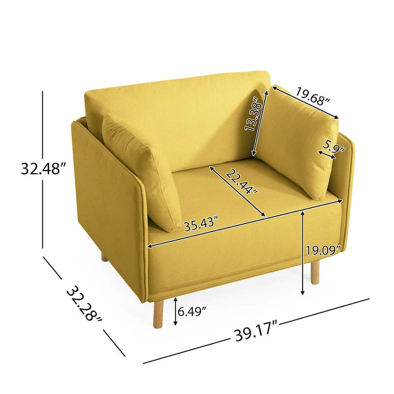 39.17 Upholstered Accent Chair