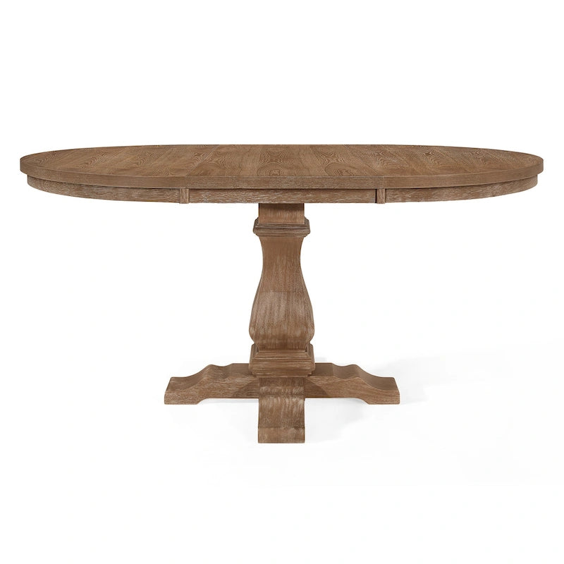 5-Piece Fabric & Solid Wood Dining Set