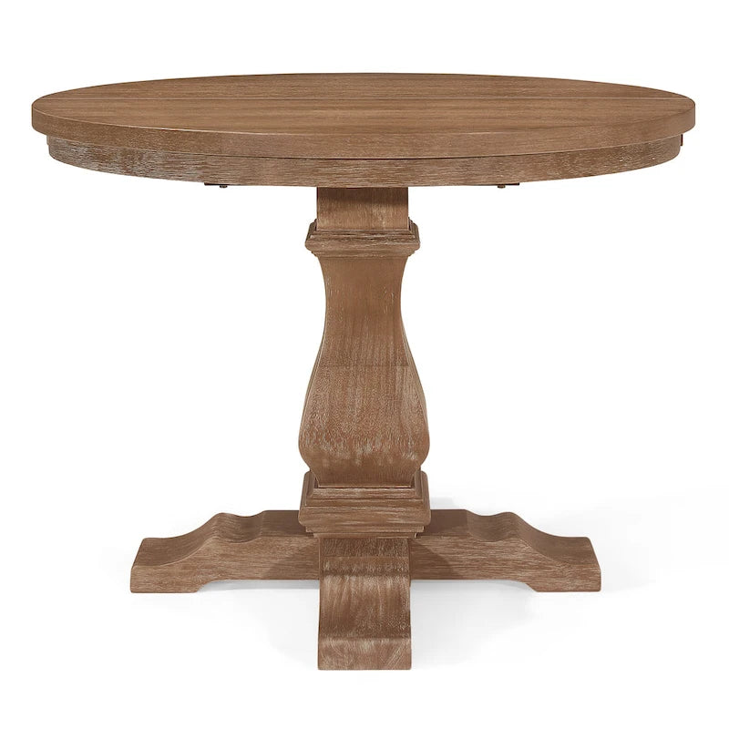 5-Piece Fabric & Solid Wood Dining Set