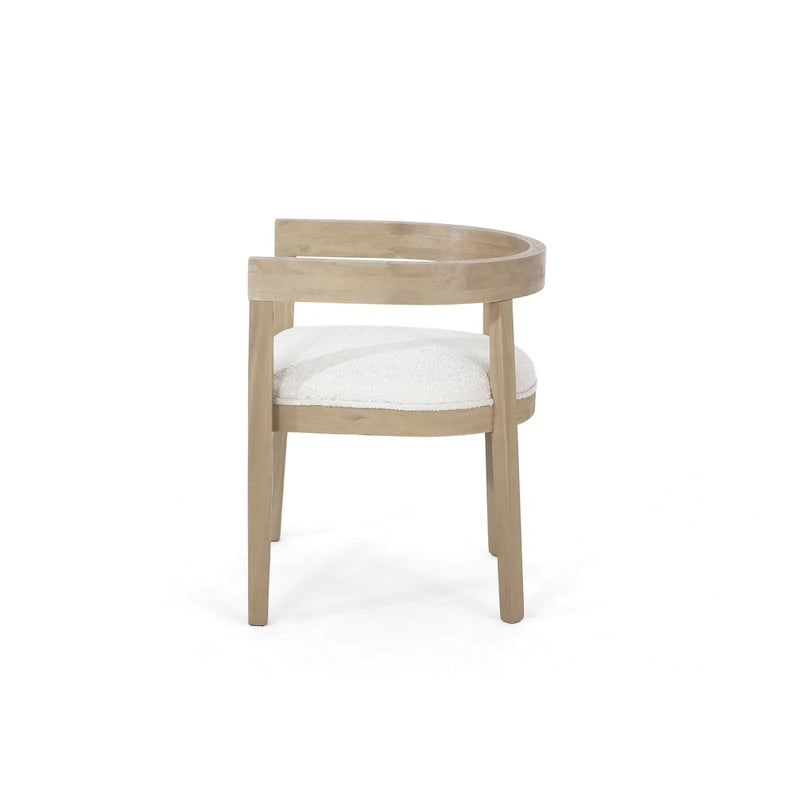 5-Piece Fabric & Solid Wood Dining Set