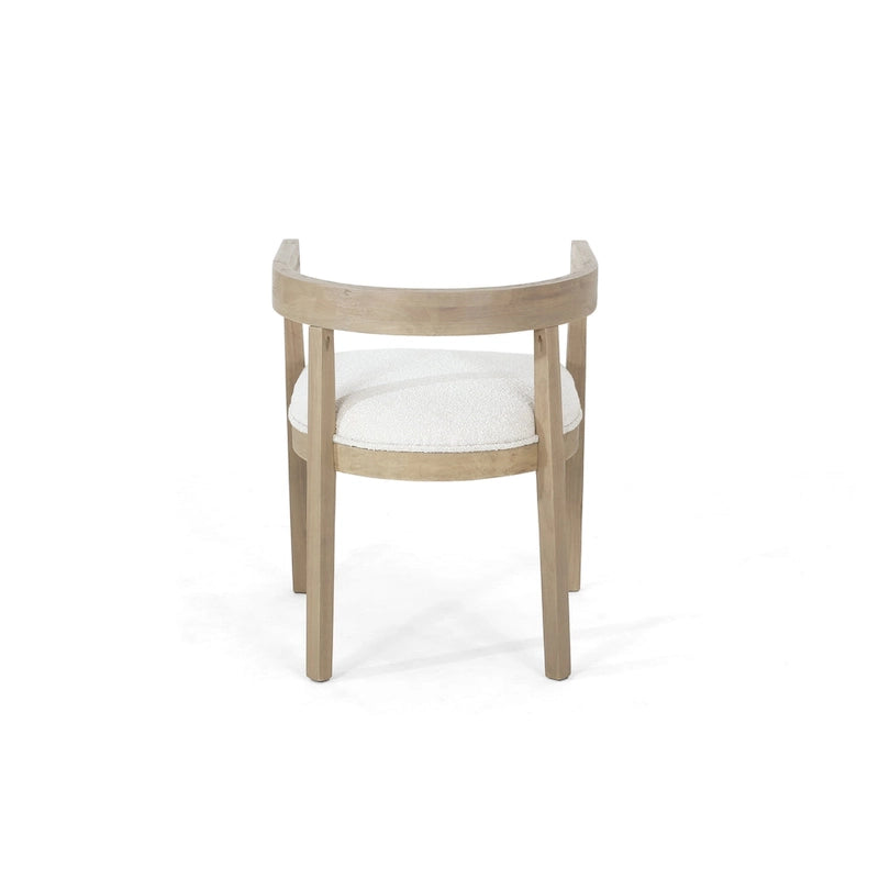 5-Piece Fabric & Solid Wood Dining Set