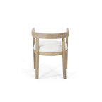 5-Piece Fabric & Solid Wood Dining Set