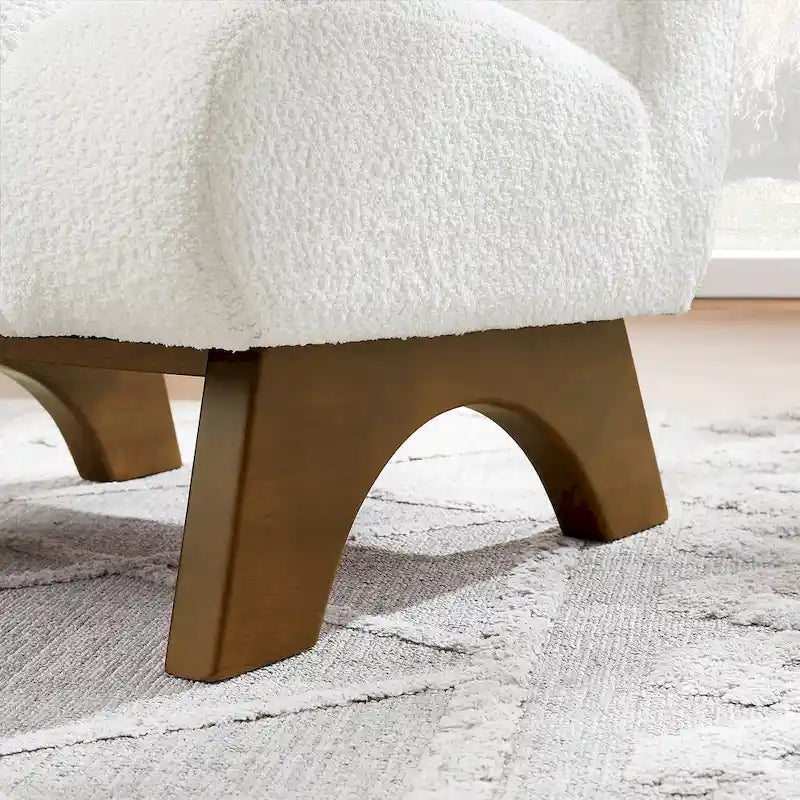 Modern Armless Accent Chair Setional Loveseat Sofa