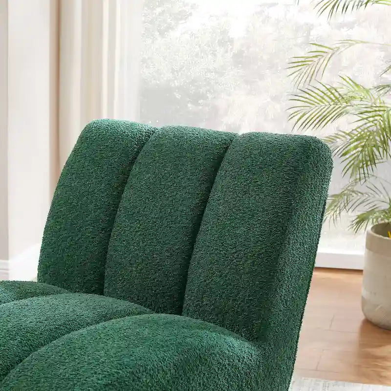 Modern Armless Accent Chair Setional Loveseat Sofa