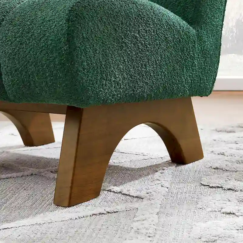 Modern Armless Accent Chair Setional Loveseat Sofa