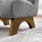 Modern Armless Accent Chair Setional Loveseat Sofa