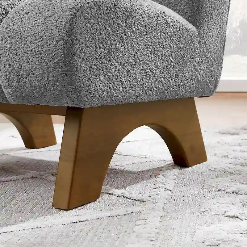 Modern Armless Accent Chair Setional Loveseat Sofa