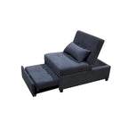 4-1 Single futon Adjustable Sofa Bed Sofa Sleeper Folding Convertible Chair - 39.9 x 26.8