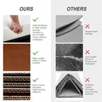 Genuine Leather Wingback Armchair - Brown/Camel/Navy/Burgundy - Single Seat