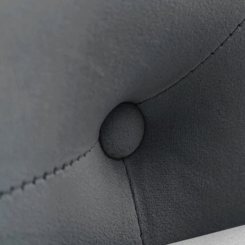 Velvet Chaise Lounge with Storage - Single Seat (Navy Blue/Pink/Black/Beige/Grey)