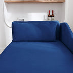 Velvet Chaise Lounge with Storage - Single Seat (Navy Blue/Pink/Black/Beige/Grey)