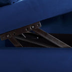 Velvet Chaise Lounge with Storage - Single Seat (Navy Blue/Pink/Black/Beige/Grey)