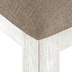 Two-Tone Fabric Counter Height Chairs - Set of 2