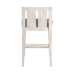 Two-Tone Fabric Counter Height Chairs - Set of 2