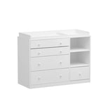 47 Heavy Changing Table Drawers Dresser Chest White Cabinet