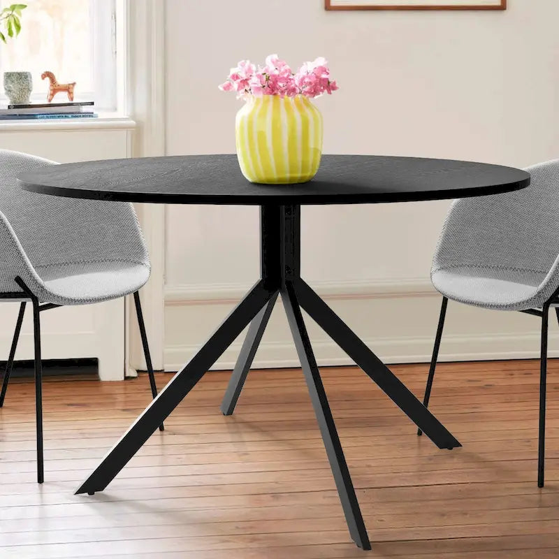 43 Round Dining Table - Black
