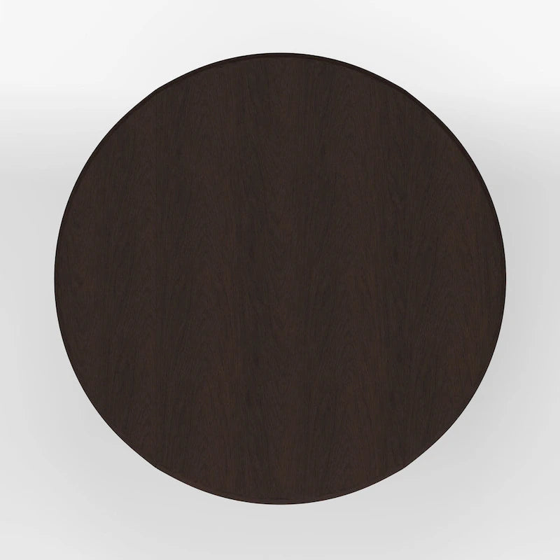 3-Piece Dining Set, 42 Round Drop-Leaf Table and X-Back Chairs