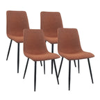 Modern Upholstered Dining Accent Chairs (Set of 4)