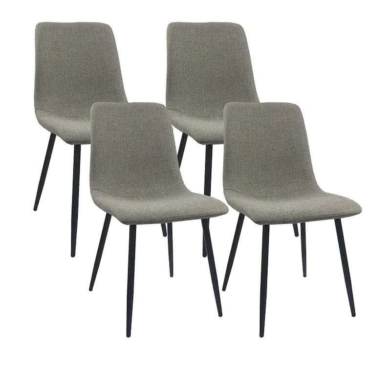 Modern Upholstered Dining Accent Chairs (Set of 4)