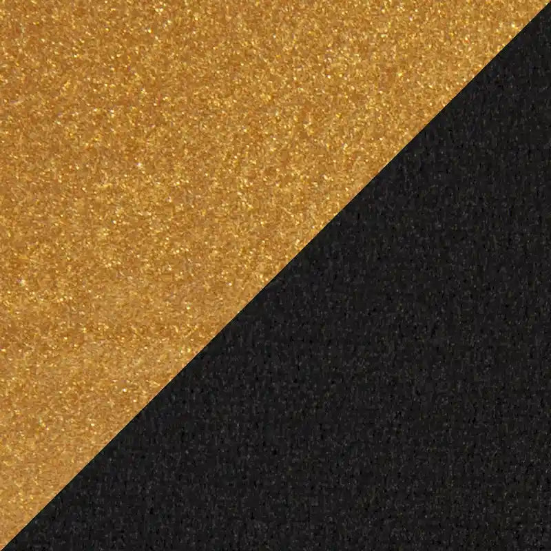 Glam Metal Upholstered Bench - 2 Seater (White/Black/Grey)