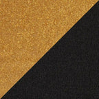 Glam Metal Upholstered Bench - 2 Seater (White/Black/Grey)