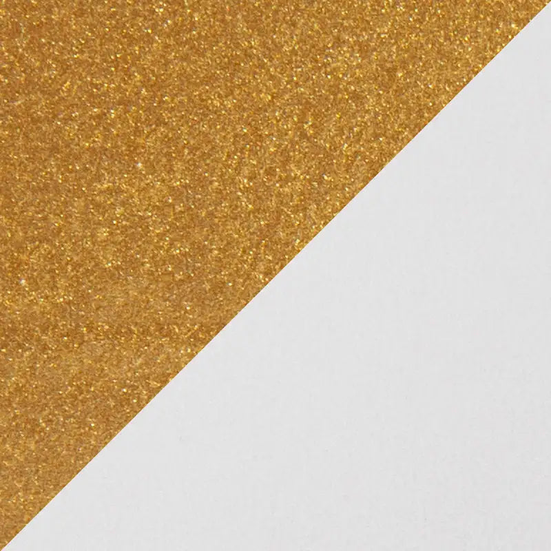 Glam Metal Upholstered Bench - 2 Seater (White/Black/Grey)