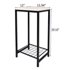 2-Tier End Table for Living Room