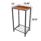 2-Tier End Table for Living Room