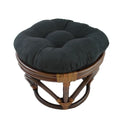 Bali Hocker 45 cm mit Mikrofaserpolster