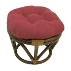 Bali Hocker 45 cm mit Mikrofaserpolster