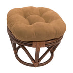 Bali Hocker 45 cm mit Mikrofaserpolster