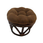 Bali Hocker 45 cm mit Mikrofaserpolster