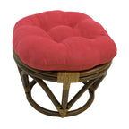 Bali Hocker 45 cm mit Mikrofaserpolster