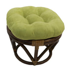 Bali Hocker 45 cm mit Mikrofaserpolster