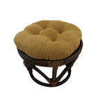 Bali Hocker 45 cm mit Mikrofaserpolster