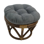 Bali Hocker 45 cm mit Mikrofaserpolster