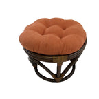 Bali Hocker 45 cm mit Mikrofaserpolster