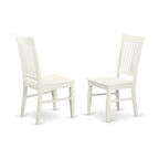 Linen White Rectangle Dining Table Set with Wood Chairs (5/7/9 Piece)
