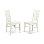 Linen White Rectangle Dining Table Set with Wood Chairs (5/7/9 Piece)