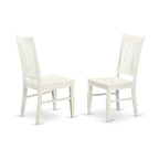 Linen White Rectangle Dining Table Set with Wood Chairs (5/7/9 Piece)