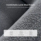 35-Inch Wide Tweed Upholstered "Teddy-Style" Accent Chair (Solid Wood Legs)