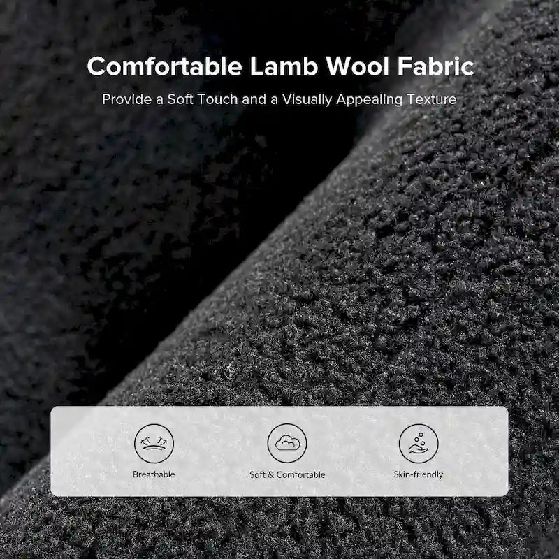 35-Inch Wide Tweed Upholstered "Teddy-Style" Accent Chair (Solid Wood Legs)