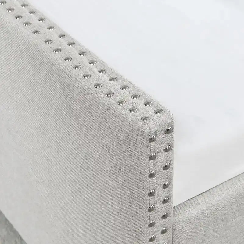 Queen Size Daybed with Drawers Upholstered Tufted Sofa Bed